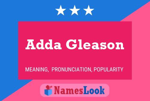 Póster del nombre Adda Gleason