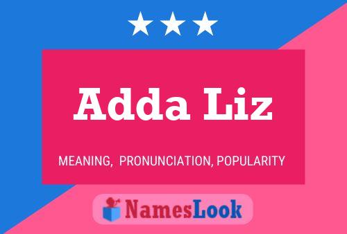 Póster del nombre Adda Liz