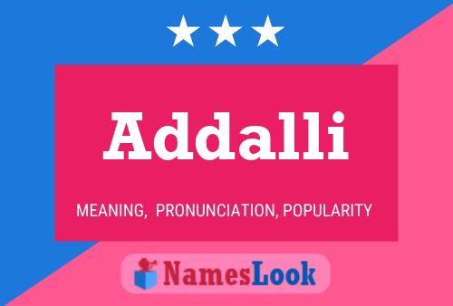 Póster del nombre Addalli