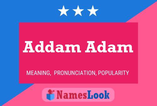 Póster del nombre Addam Adam