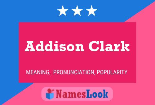 Póster del nombre Addison Clark