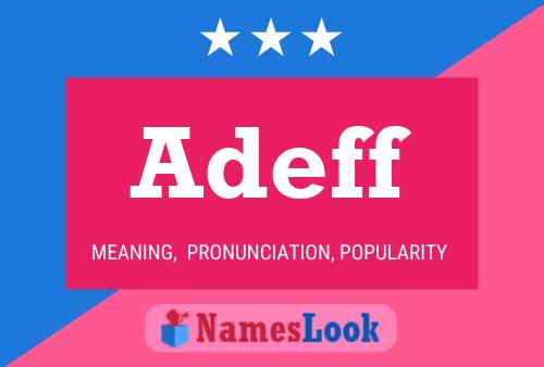 Póster del nombre Adeff