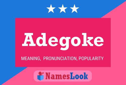 Póster del nombre Adegoke