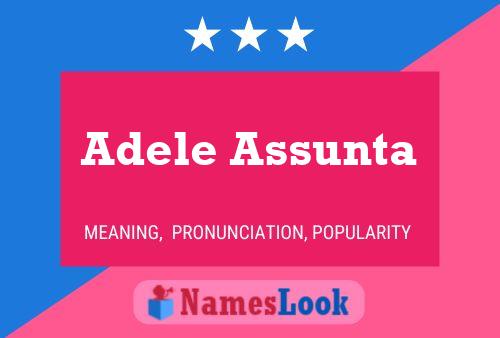 Póster del nombre Adele Assunta