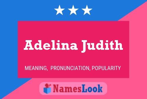 Póster del nombre Adelina Judith