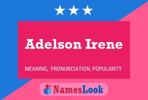 Póster del nombre Adelson Irene