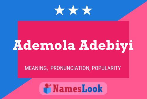 Póster del nombre Ademola Adebiyi