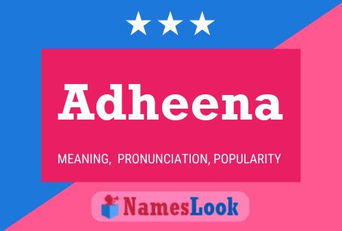 Póster del nombre Adheena