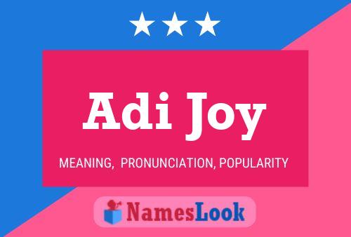 Póster del nombre Adi Joy