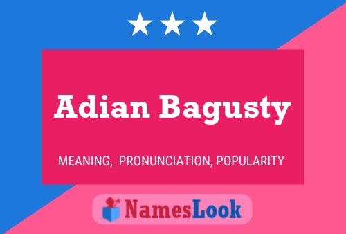 Póster del nombre Adian Bagusty