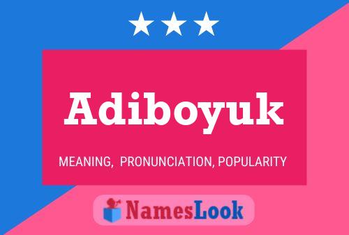 Póster del nombre Adiboyuk