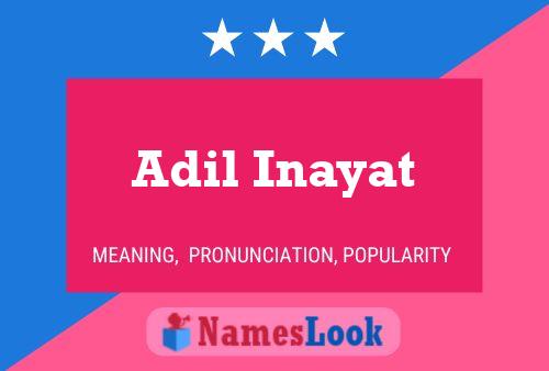 Póster del nombre Adil Inayat