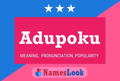 Póster del nombre Adupoku