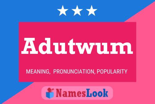 Póster del nombre Adutwum