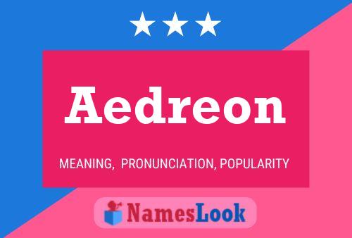 Póster del nombre Aedreon