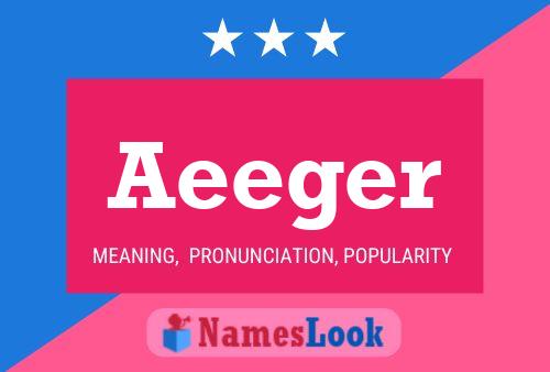 Póster del nombre Aeeger