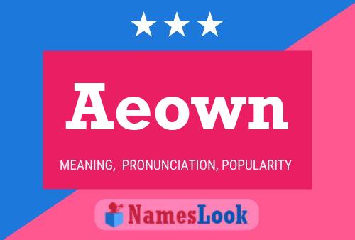 Póster del nombre Aeown