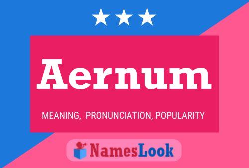 Póster del nombre Aernum