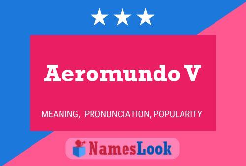 Póster del nombre Aeromundo V