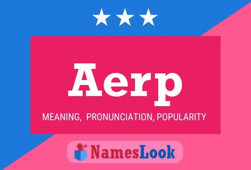 Póster del nombre Aerp