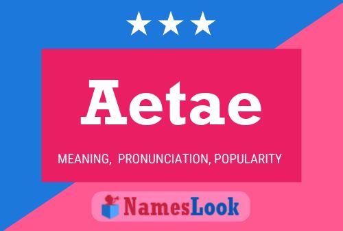 Póster del nombre Aetae