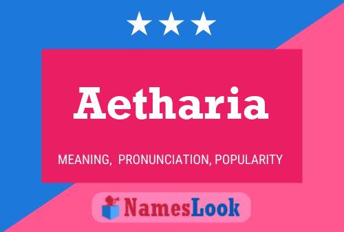 Póster del nombre Aetharia