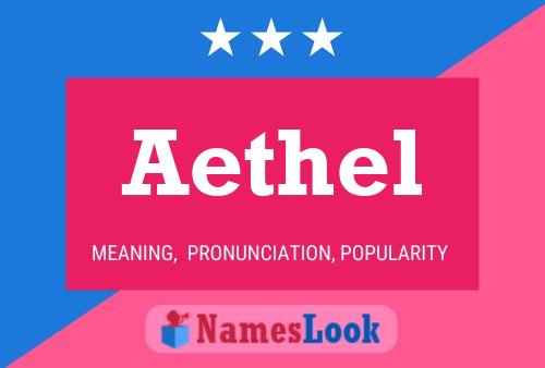 Póster del nombre Aethel