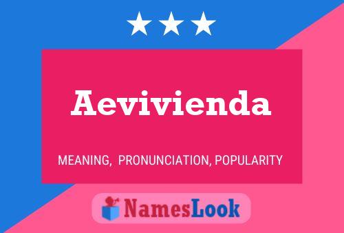 Póster del nombre Aevivienda