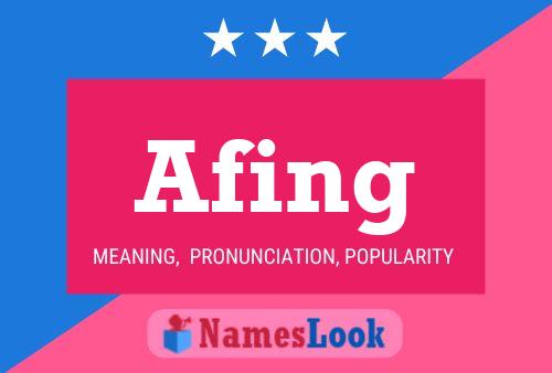 Póster del nombre Afing