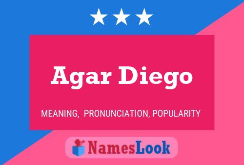 Póster del nombre Agar Diego