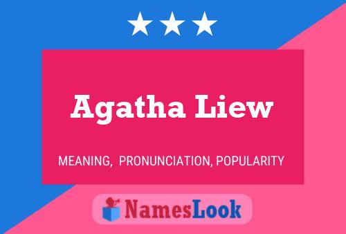 Póster del nombre Agatha Liew