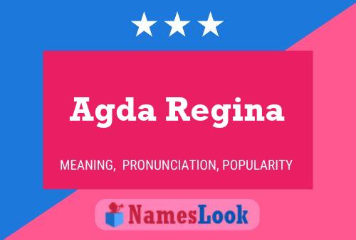 Póster del nombre Agda Regina