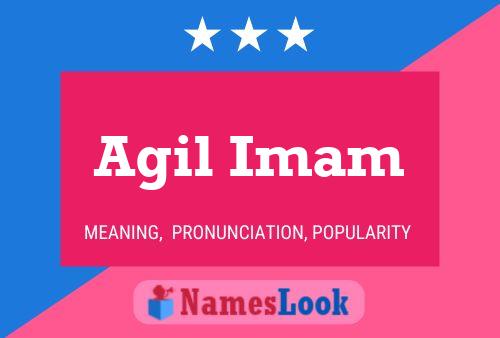 Póster del nombre Agil Imam