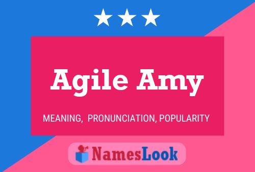 Póster del nombre Agile Amy