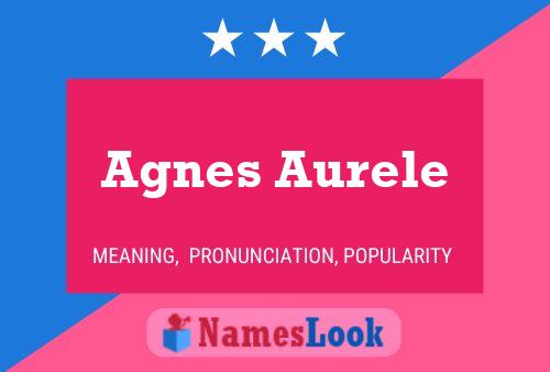 Póster del nombre Agnes Aurele