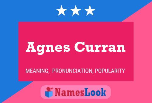 Póster del nombre Agnes Curran