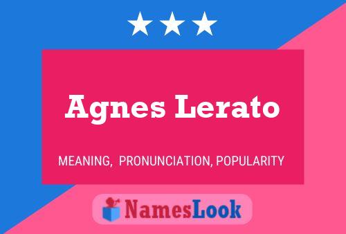 Póster del nombre Agnes Lerato