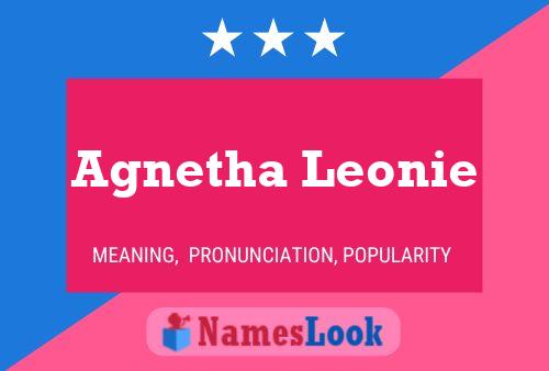 Póster del nombre Agnetha Leonie