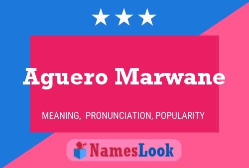 Póster del nombre Aguero Marwane