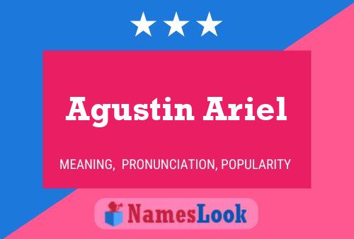 Póster del nombre Agustin Ariel