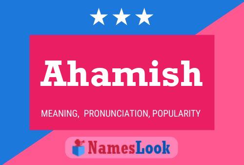 Póster del nombre Ahamish