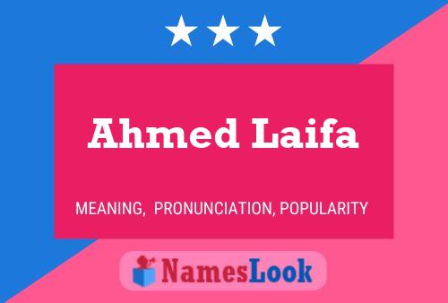 Póster del nombre Ahmed Laifa