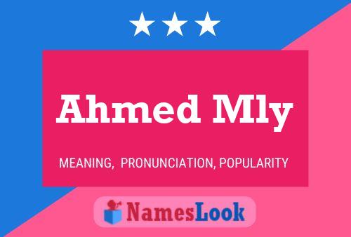 Póster del nombre Ahmed Mly