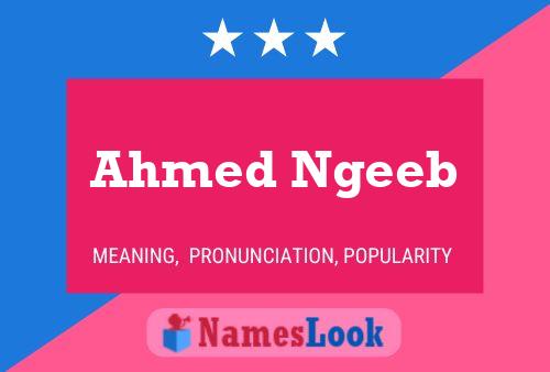 Póster del nombre Ahmed Ngeeb