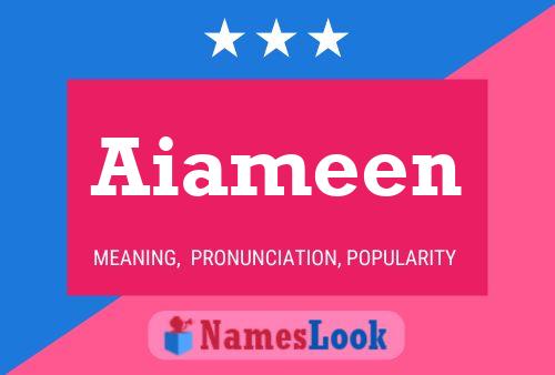 Póster del nombre Aiameen