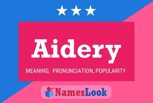 Póster del nombre Aidery