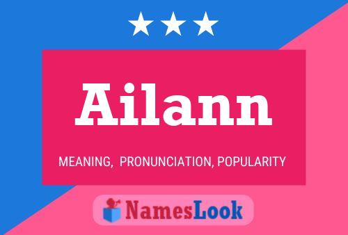 Póster del nombre Ailann