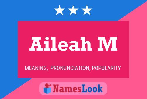 Póster del nombre Aileah M