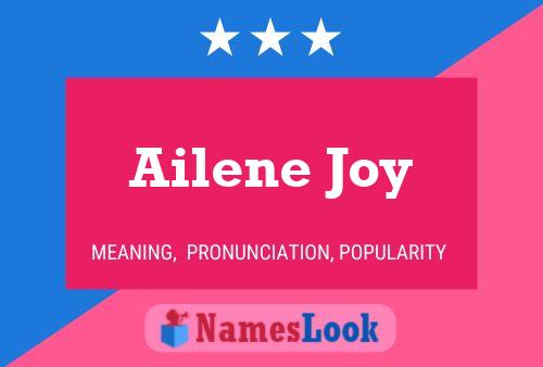 Póster del nombre Ailene Joy