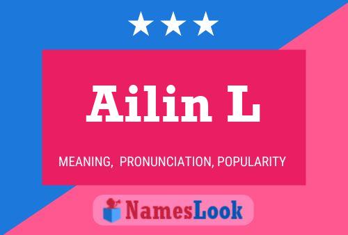 Póster del nombre Ailin L